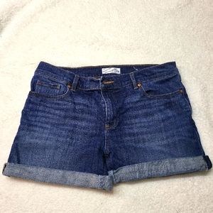 LOFT denim shorts with rolled hem excellent condition